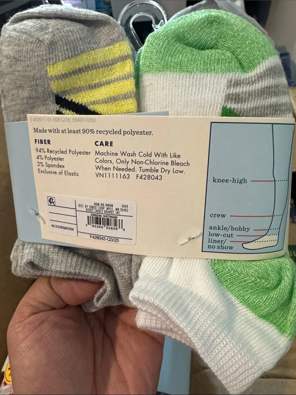 20 pairs of size Small Cat & Jack Low-Cut Socks - White, Gray & Pink
